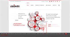 Desktop Screenshot of animsa.es